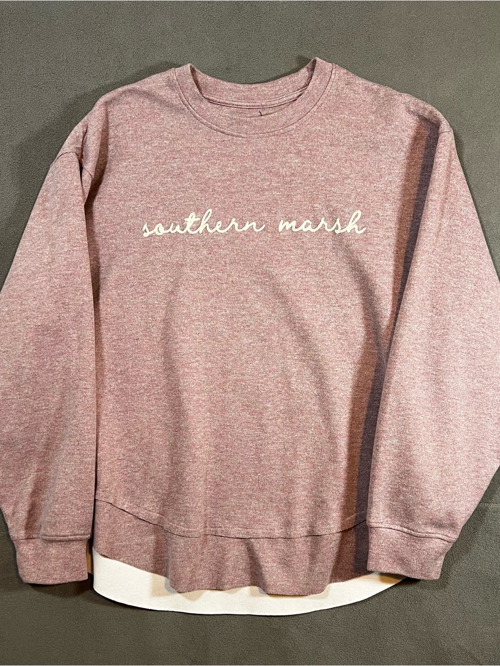 Southern Marsh Women’s Heather Rose Crewneck Sweatshirt XL